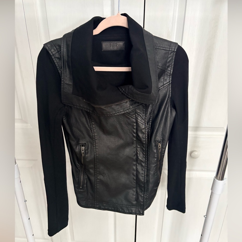 NWOT BLANKNYC Faux Black Leather Jacket